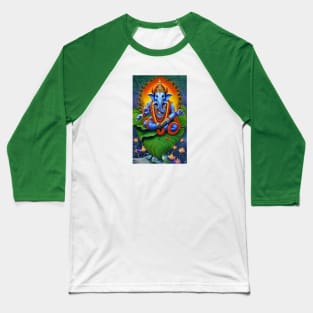 Ganesh lotus blossom Baseball T-Shirt